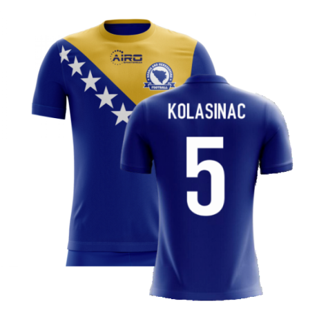 2023-2024 Bosnia Herzegovina Airo Concept Home Shirt (Kolasinac 5) - Kids