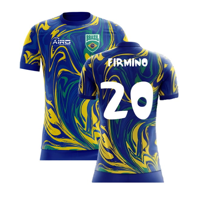 2025-2026 Brazil Away Concept Shirt (Firmino 20) - Kids