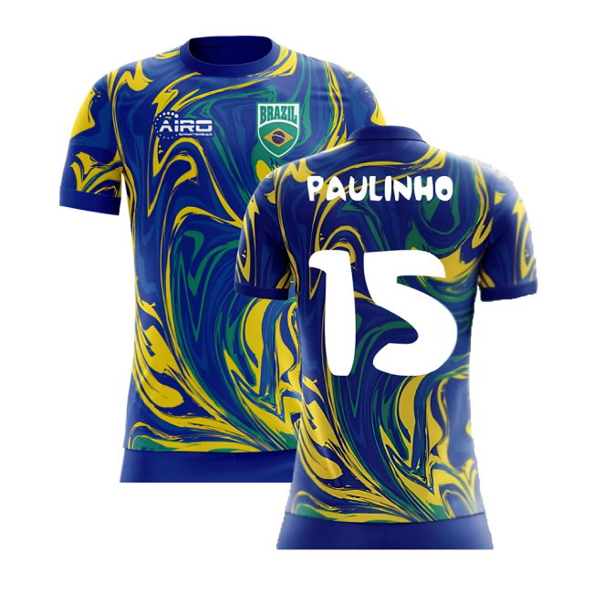 2025-2026 Brazil Away Concept Shirt (Paulinho 15)