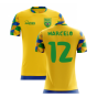 2022-2023 Brazil Home Concept Football Shirt (Marcelo 12) - Kids