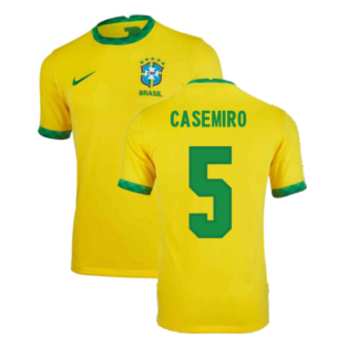 2020-2021 Brazil Home Shirt (Kids) (CASEMIRO 5)