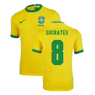 2020-2021 Brazil Home Shirt (Kids) (SOCRATES 8)