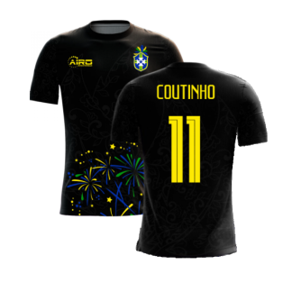 Buy Official 2022-2023 Brazil Away Shirt (COUTINHO 11)