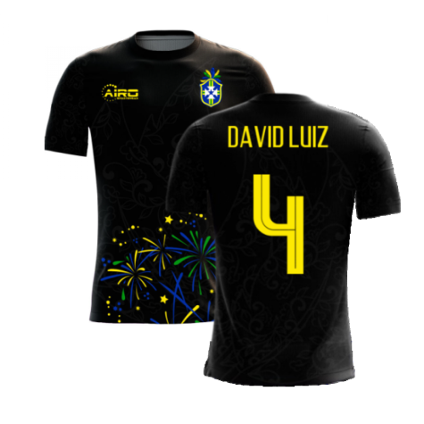 2023-2024 Brazil Third Concept Football Shirt (David Luiz 4)