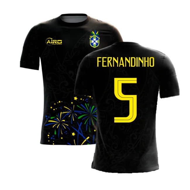 2025-2026 Brazil Third Concept Football Shirt (Fernandinho 5)