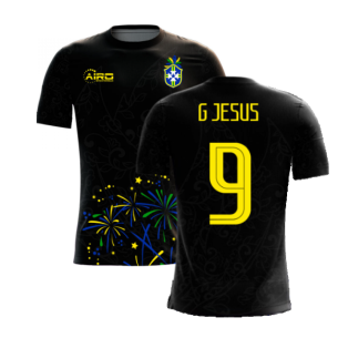 2022-2023 Brazil Away Little Boys Mini Kit (G Jesus 18)