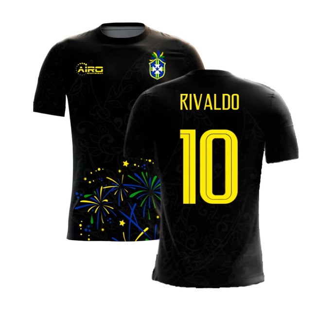 2025-2026 Brazil Third Concept Football Shirt (Rivaldo 10)