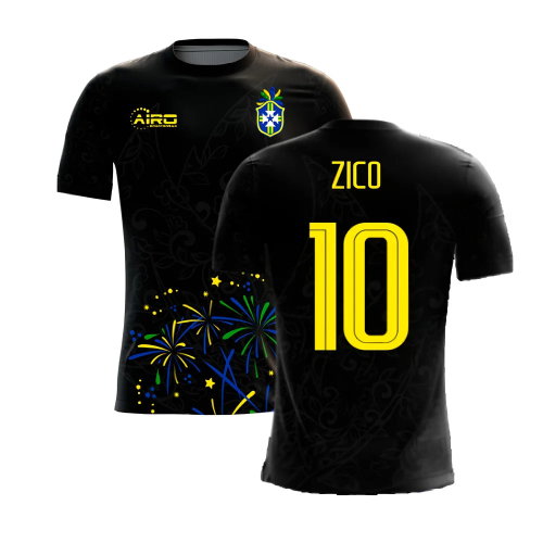 2025-2026 Brazil Third Concept Football Shirt (Zico 10) 2025-2026 Brazil Third Concept Football Shirt (Zico 10)