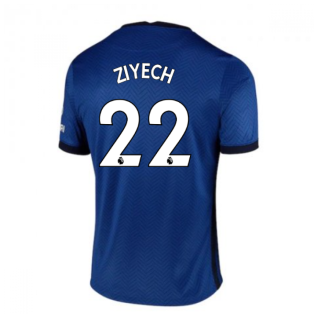 2020-2021 Chelsea Home Nike Football Shirt (Kids) (ZIYECH 22)