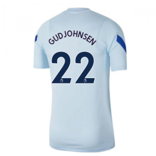 2020-2021 Chelsea Nike Training Shirt (Light Blue) - Kids (GUDJOHNSEN 22)