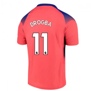 2020-2021 Chelsea Nike Vapor Third Match Shirt (DROGBA 11)