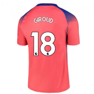 2020-2021 Chelsea Third Nike Football Shirt (GIROUD 18)