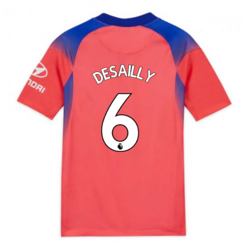 2020-2021 Chelsea Third Nike Football Shirt (Kids) (DESAILLY 6)