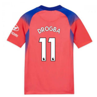 2020-2021 Chelsea Third Nike Football Shirt (Kids) (DROGBA 11)