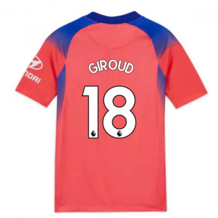 2020-2021 Chelsea Third Nike Football Shirt (Kids) (GIROUD 18)