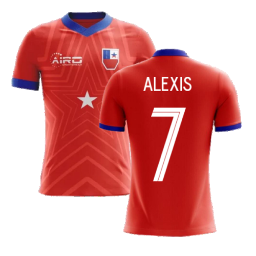 2025-2026 Chile Home Concept Football Shirt (ALEXIS 7) - Kids