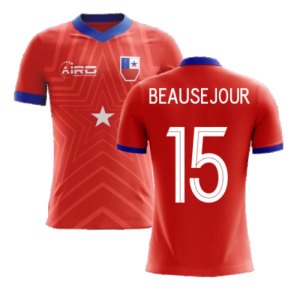 2023-2024 Chile Home Concept Football Shirt (Beausejour 15) - Kids