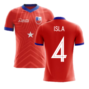 2022-2023 Chile Home Concept Football Shirt (Isla 4) - Kids