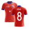 2023-2024 Chile Home Concept Football Shirt (VIDAL 8) - Kids