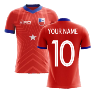 2022-2023 Chile Home Concept Football Shirt (Your Name)