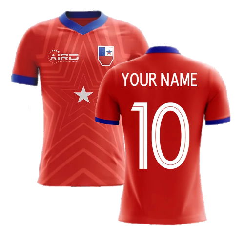 2025-2026 Chile Home Concept Football Shirt (Your Name)