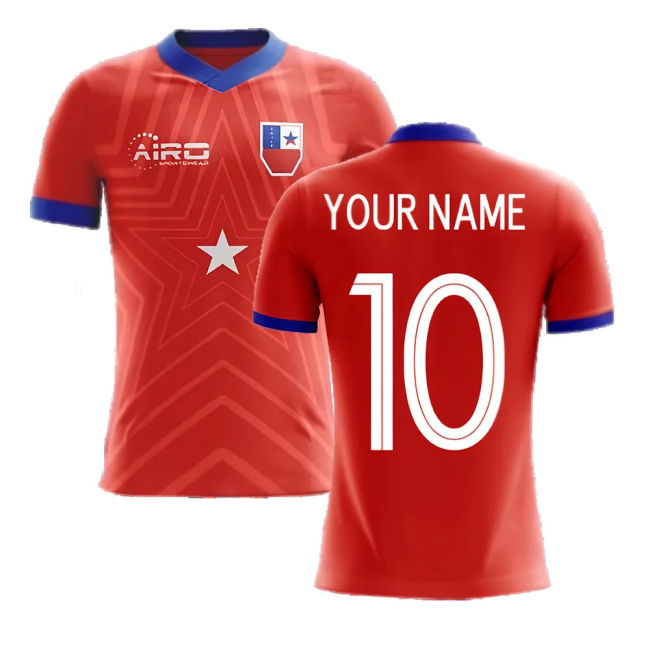 2025-2026 Chile Home Concept Football Shirt (Your Name)