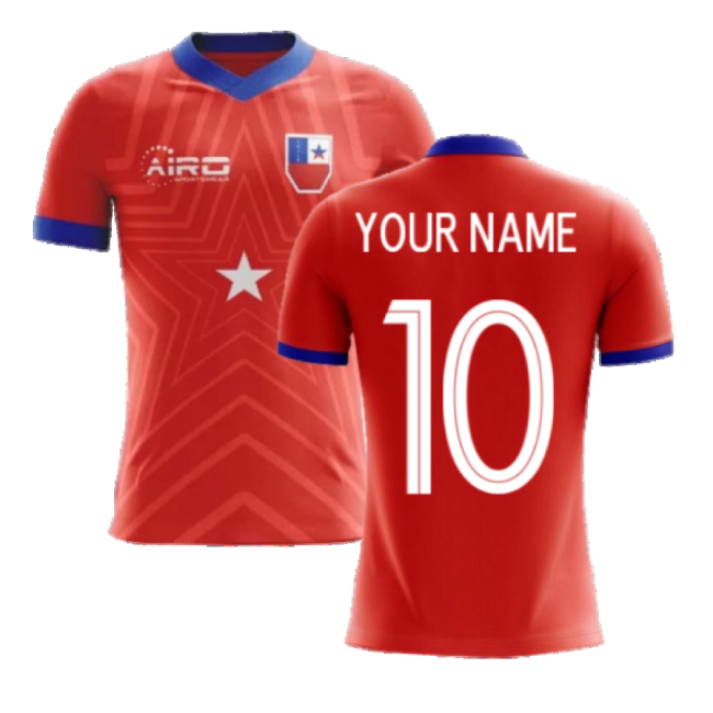 2025-2026 Chile Home Concept Football Shirt (Your Name)