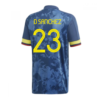 2020-2021 Colombia Away Adidas Football Shirt (D SANCHEZ 23)