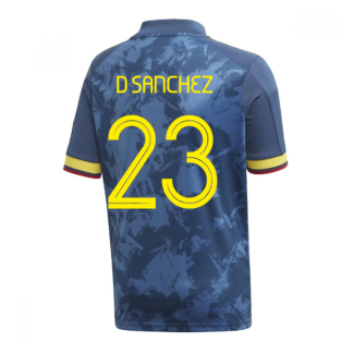 2020-2021 Colombia Away Adidas Football Shirt (Kids) (D SANCHEZ 23)