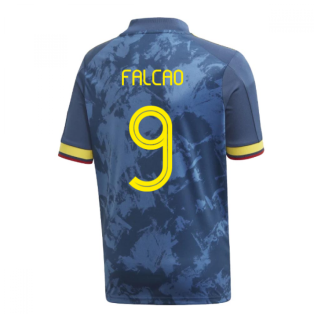 2020-2021 Colombia Away Adidas Football Shirt (Kids) (FALCAO 9)
