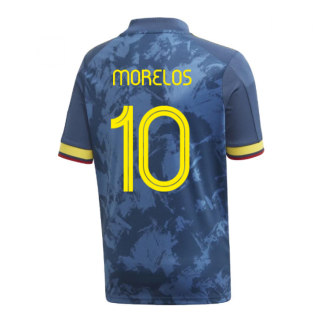 2020-2021 Colombia Away Adidas Football Shirt (Kids) (MORELOS 10)