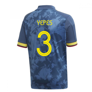 2020-2021 Colombia Away Adidas Football Shirt (Kids) (YEPES 3)