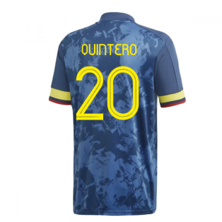 2020-2021 Colombia Away Adidas Football Shirt (QUINTERO 20)