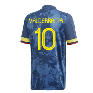 2020-2021 Colombia Away Adidas Football Shirt (VALDERRAMA 10)