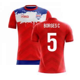 2023-2024 Costa Rica Airo Concept Home Shirt (Borges C 5)
