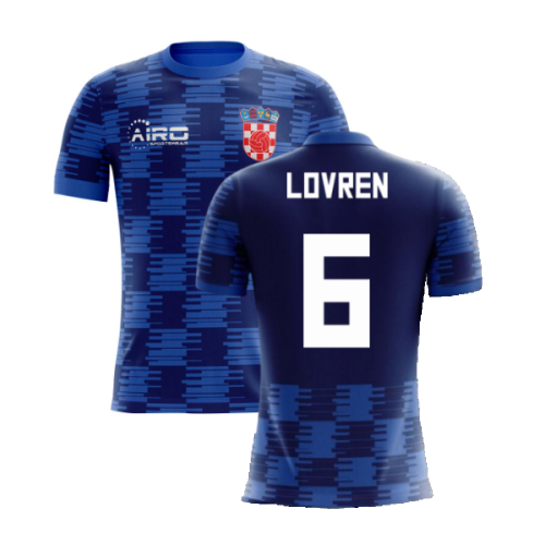 2025-2026 Croatia Away Concept Shirt (Lovren 6) - Kids