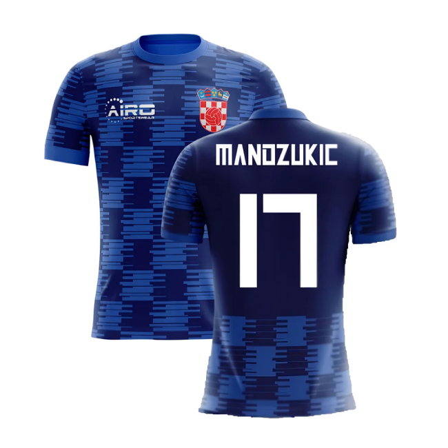 2025-2026 Croatia Away Concept Shirt (Mandzukic 17) - Kids