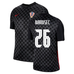 2020-2021 Croatia Away Nike Football Shirt (IVANUSEC 26)