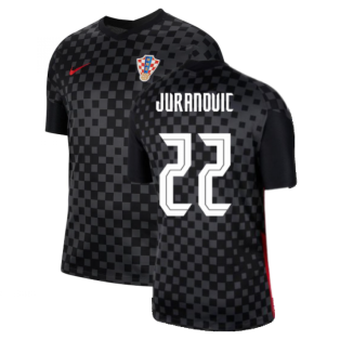 2020-2021 Croatia Away Nike Football Shirt (JURANOVIC 22)