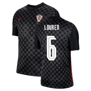 2020-2021 Croatia Away Nike Football Shirt (LOVREN 6)