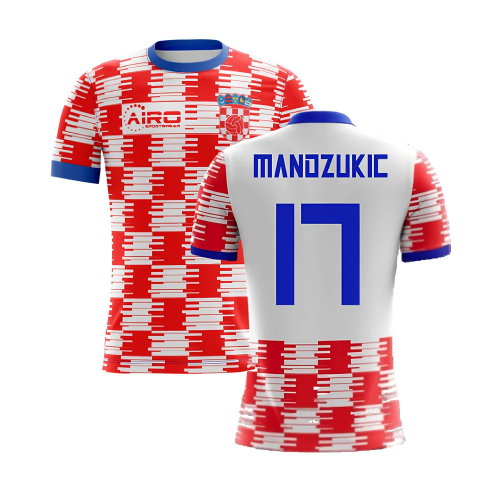 2025-2026 Croatia Home Concept Shirt (Mandzukic 17) - Kids