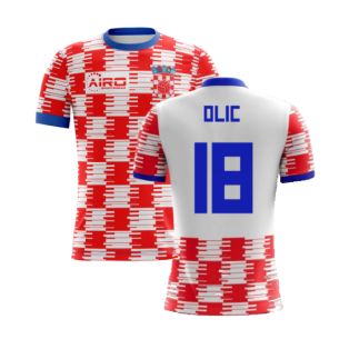 2023-2024 Croatia Home Concept Shirt (Olic 18)