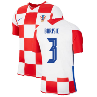 2020-2021 Croatia Home Nike Football Shirt (BARISIC 3)