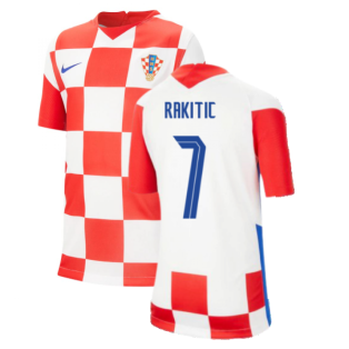 2020-2021 Croatia Home Nike Football Shirt (Kids) (RAKITIC 7)