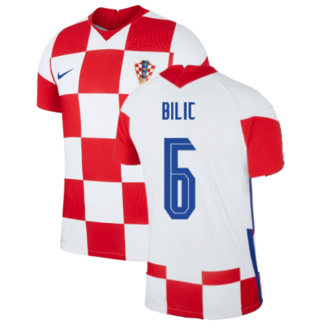 2020-2021 Croatia Home Nike Vapor Shirt (BILIC 6)
