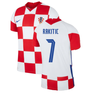 2020-2021 Croatia Home Nike Vapor Shirt (RAKITIC 7)