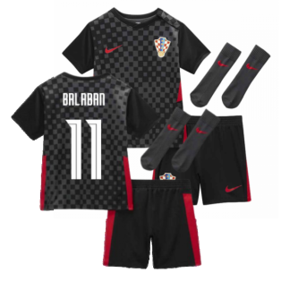 2020-2021 Croatia Little Boys Away Mini Kit (BALABAN 11)