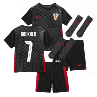 2020-2021 Croatia Little Boys Away Mini Kit (BREKALO 7)