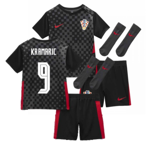 2020-2021 Croatia Little Boys Away Mini Kit (KRAMARIC 9)