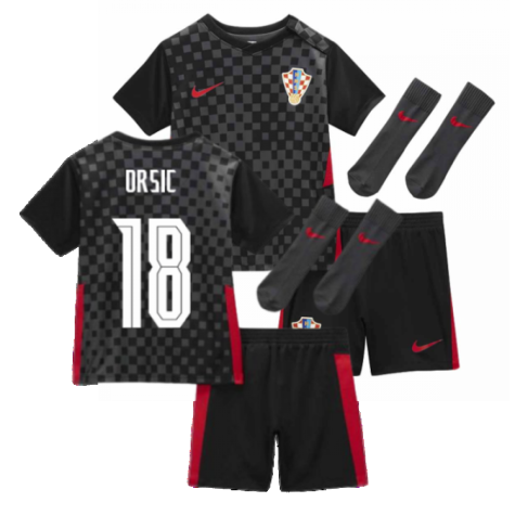 2020-2021 Croatia Little Boys Away Mini Kit (ORSIC 18)